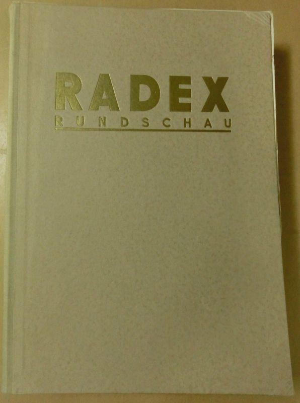 Radex rundschau Jahrgänge 1950 bis 1951