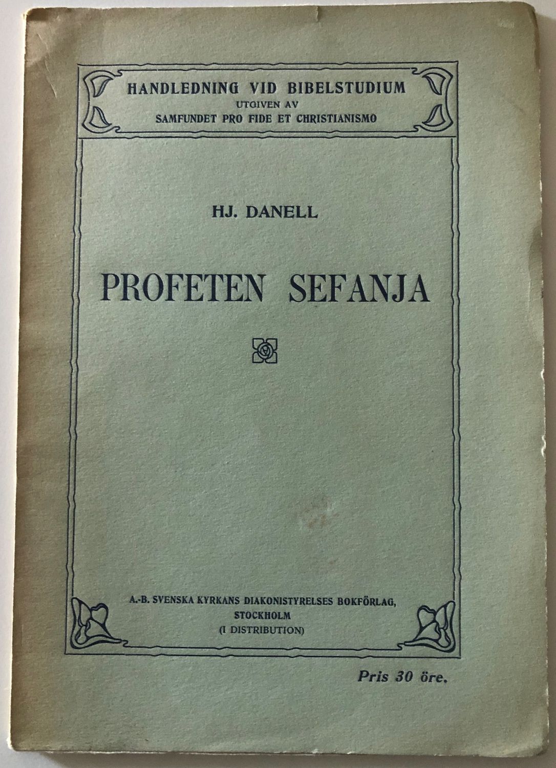 Profeten Sefanja - H J. Danell