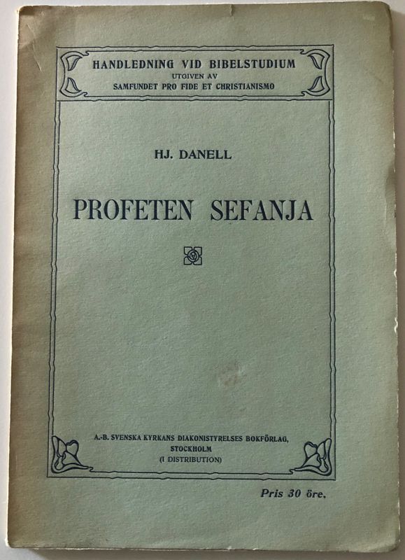 Profeten Sefanja - H J. Danell
