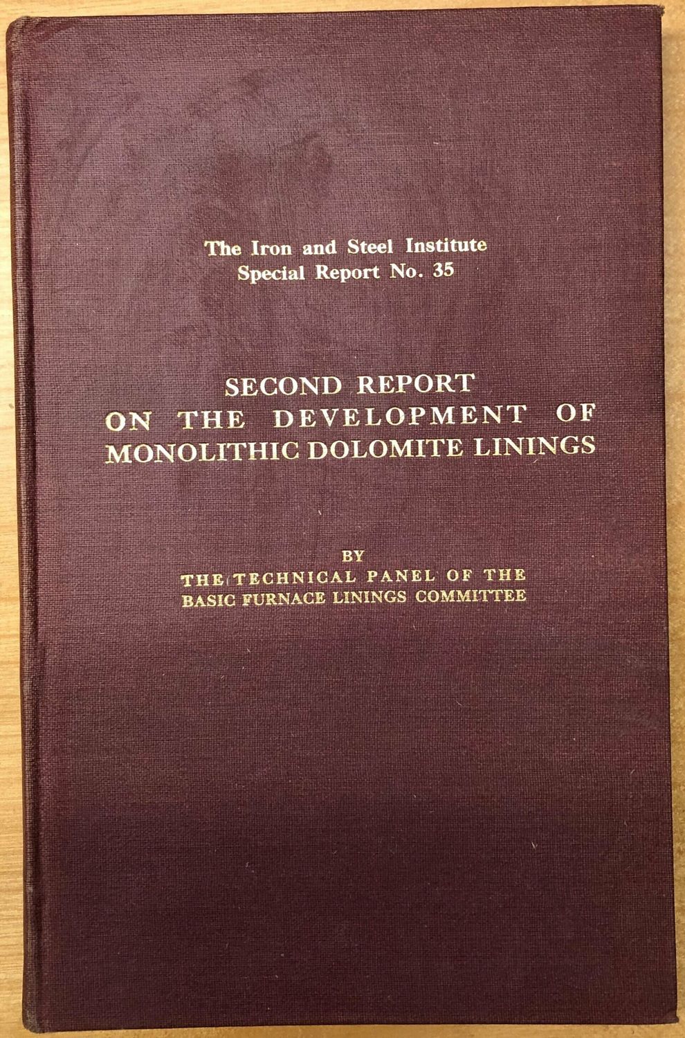 Second report on the development of monopolithic dolomite linings