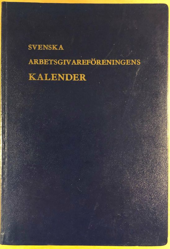 Svenska arbetsgivareföreningens kalender 1963-1964