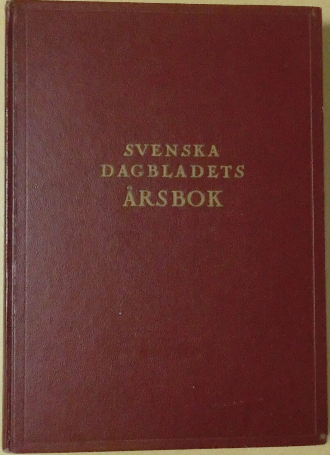 Svenska dagbladets årsbok XXIV Tjugofjärde årgången