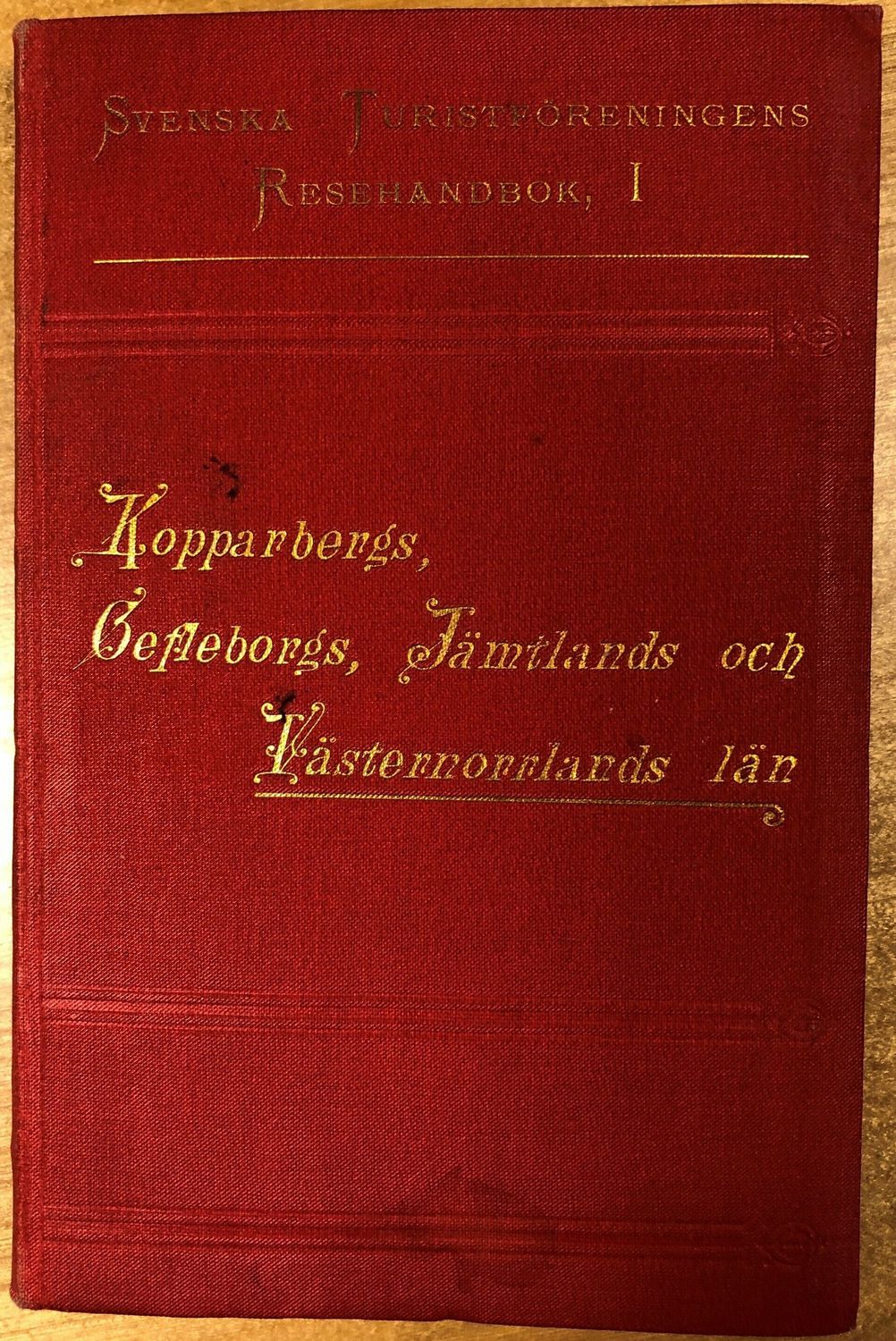 Svenska Turistföreningens Resehandbok I - Kopparbergs, Gefleborgs och Västernorrlands län.