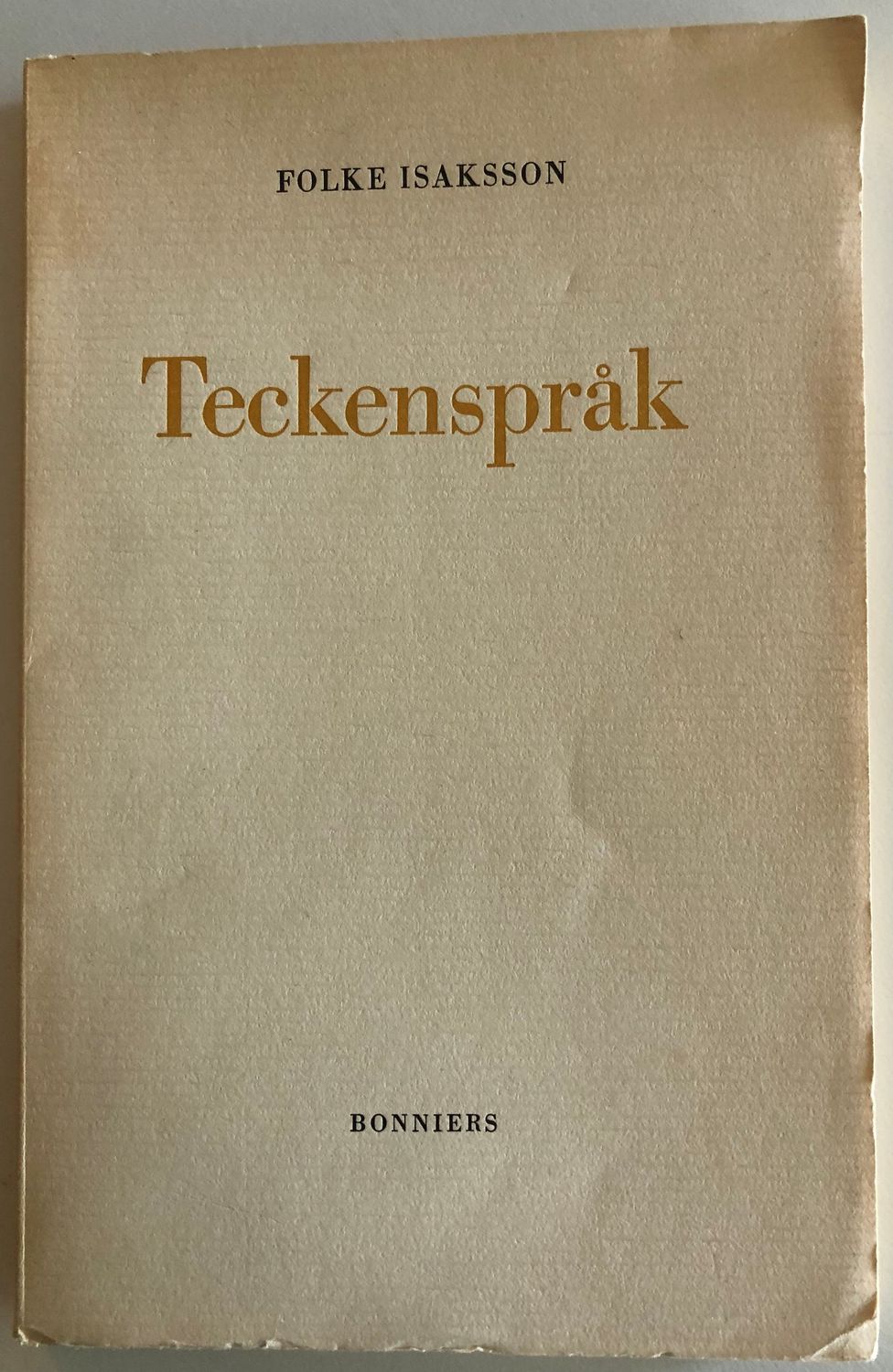 Teckenspråk - Folke Isaksson