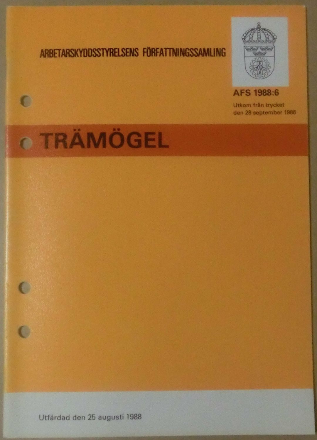 Trämögel AFS 1988:6