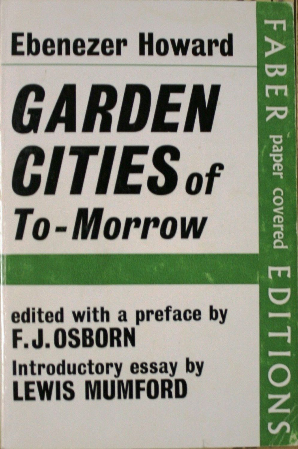 Garden cities of To-morrow