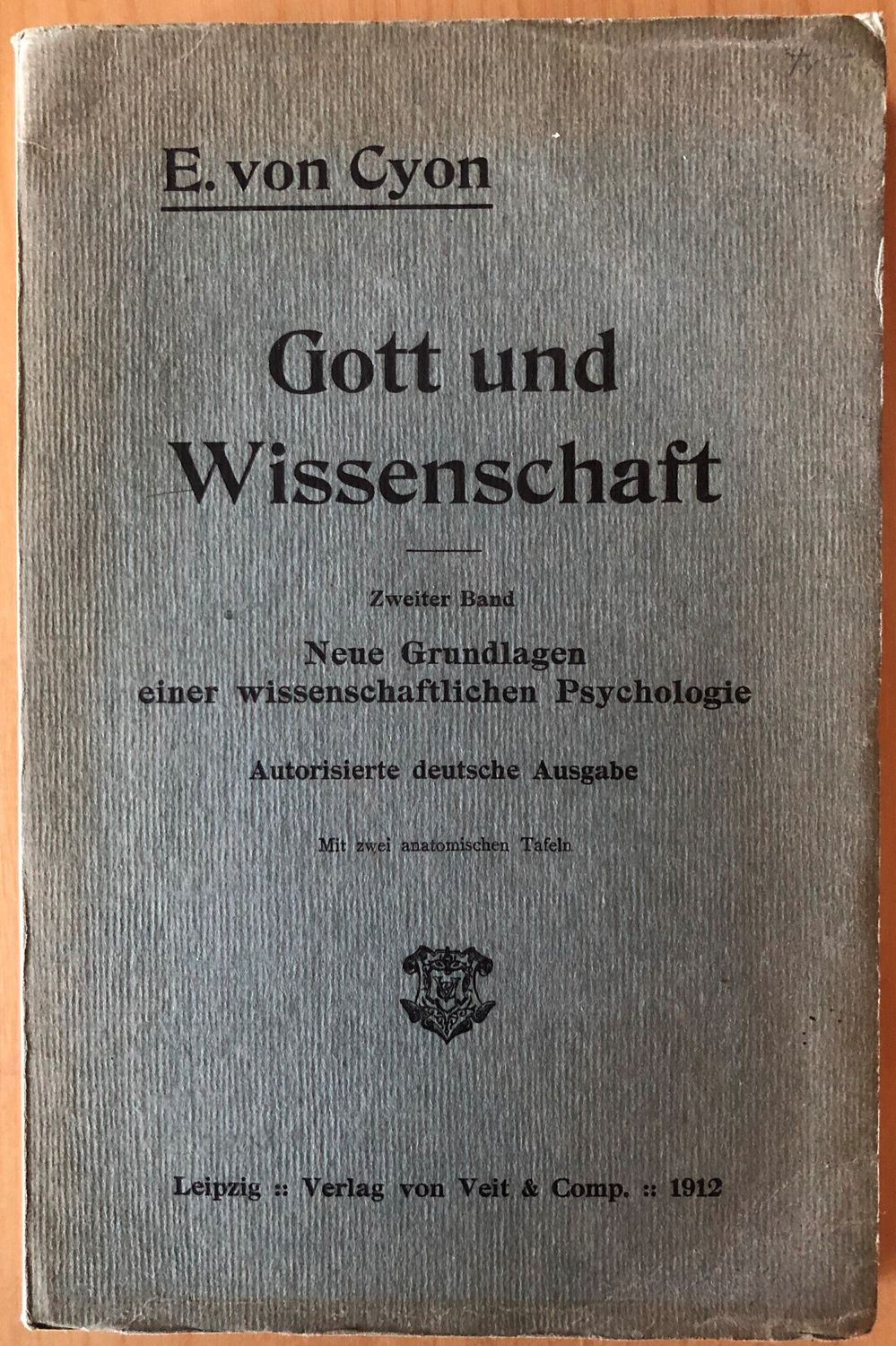 Gott und Wissenschaft - Band 2 -  E von Cyon