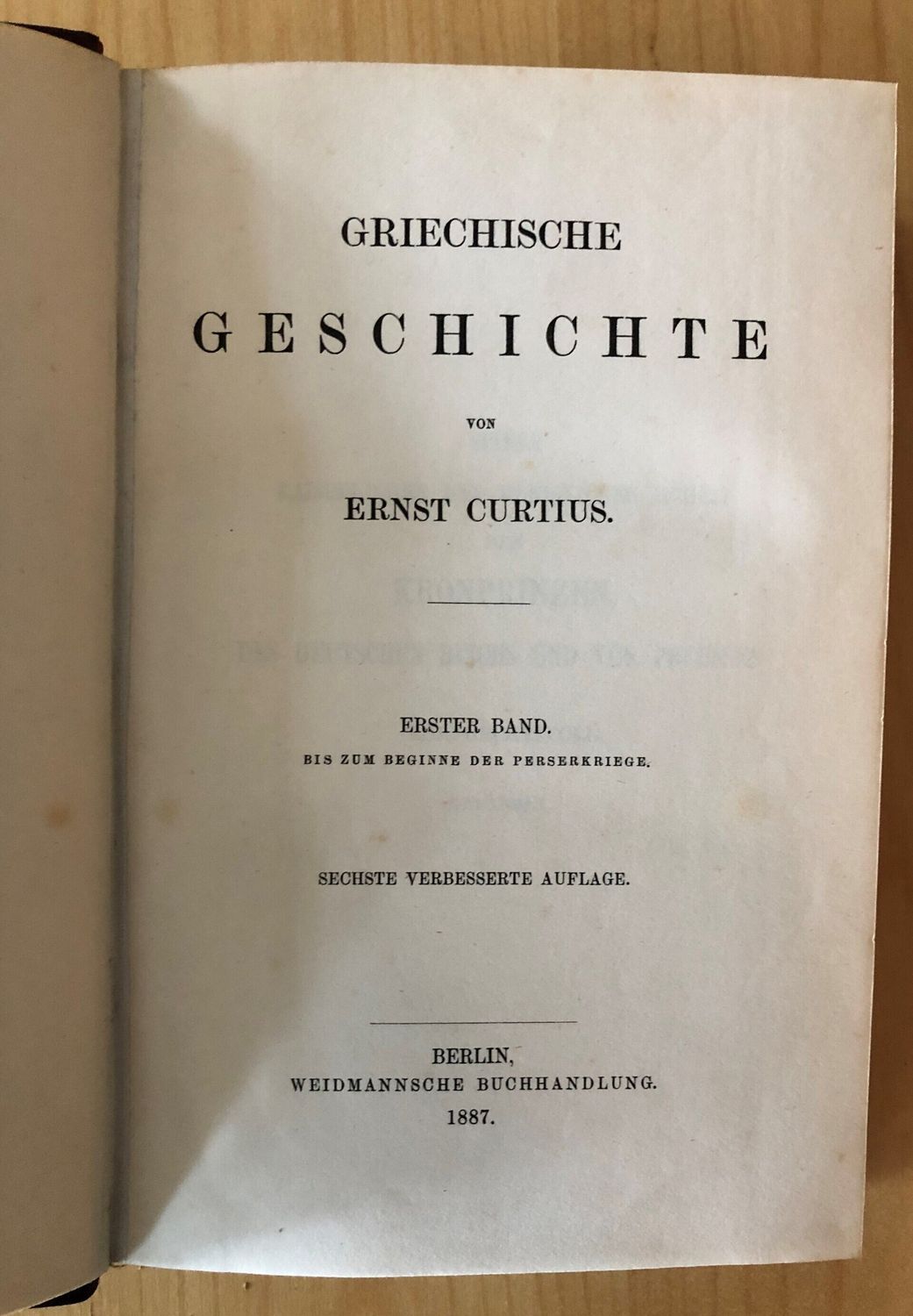 Griechische Geschichte 1-3 - Ernst Curtius