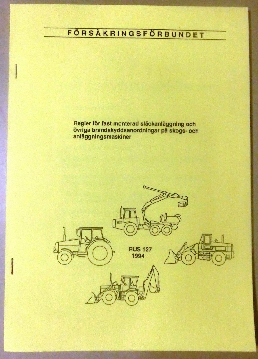 Försäkringsförbundet RUS 127 1994