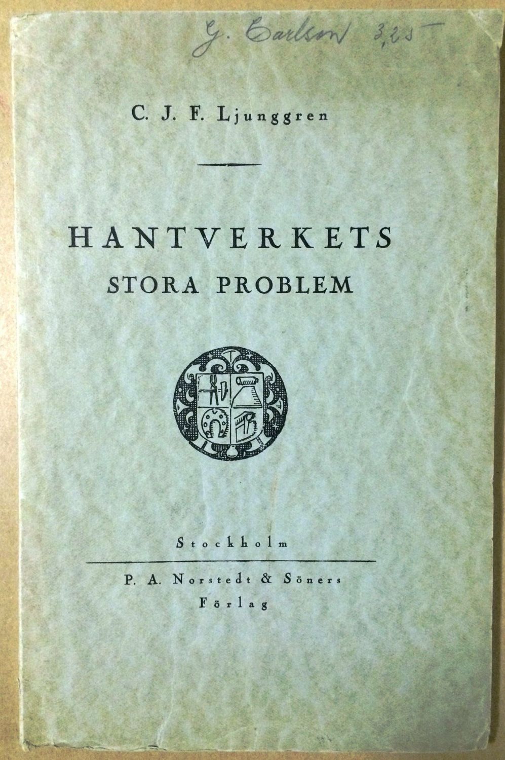 Hantverkets stora problem