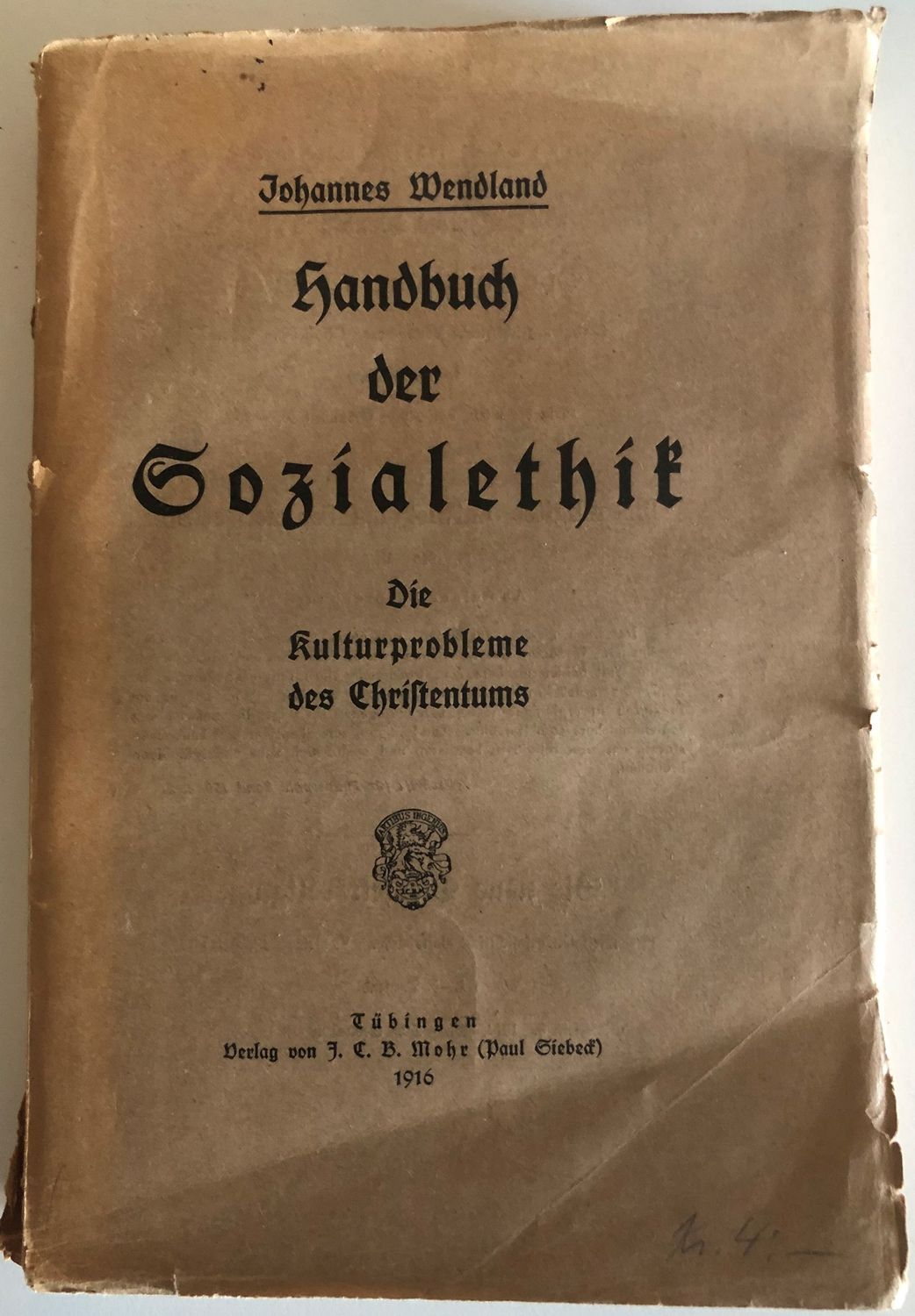 Handbusch der Gozialethik