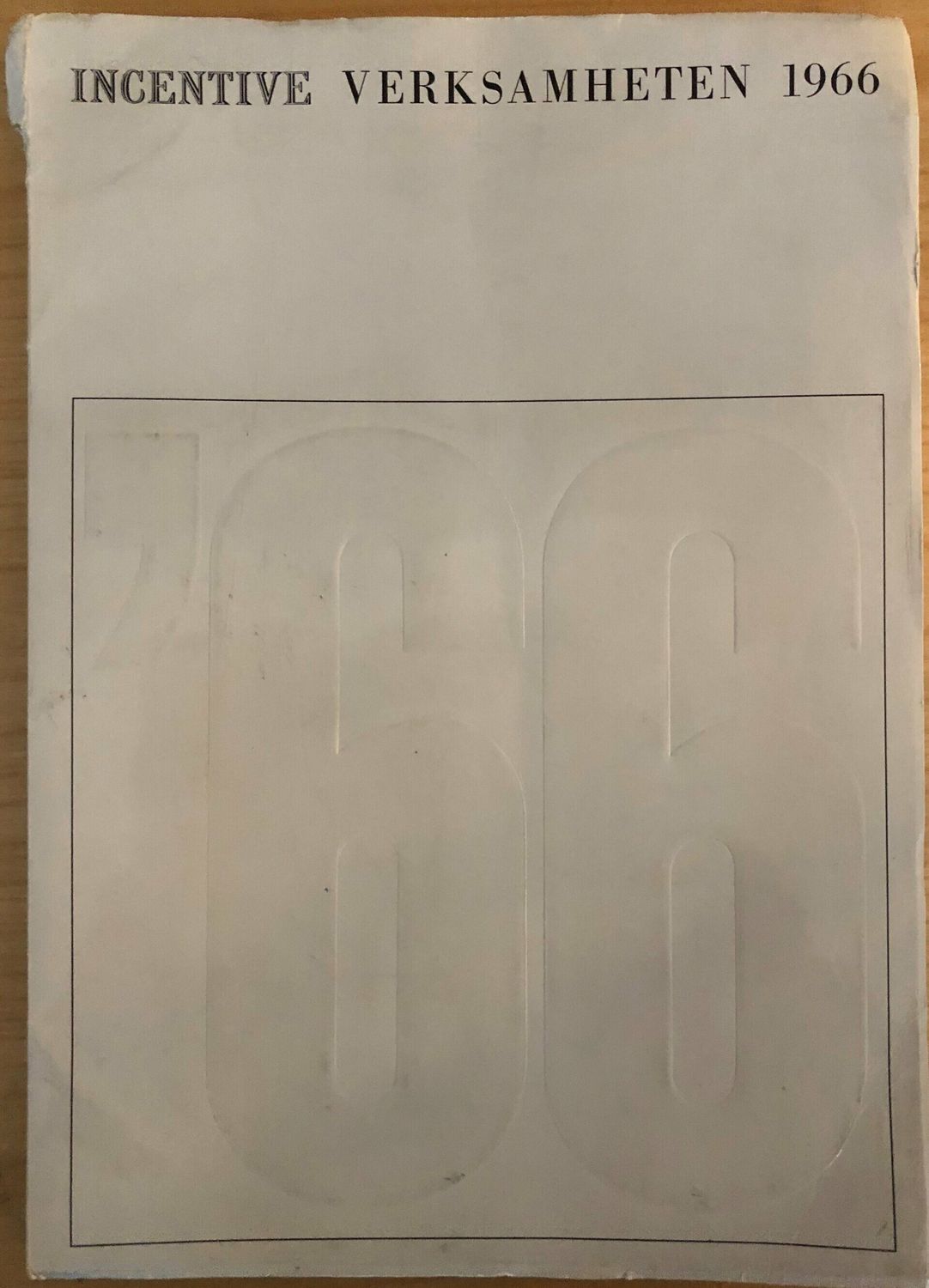 Incentive Verksamheten 1966