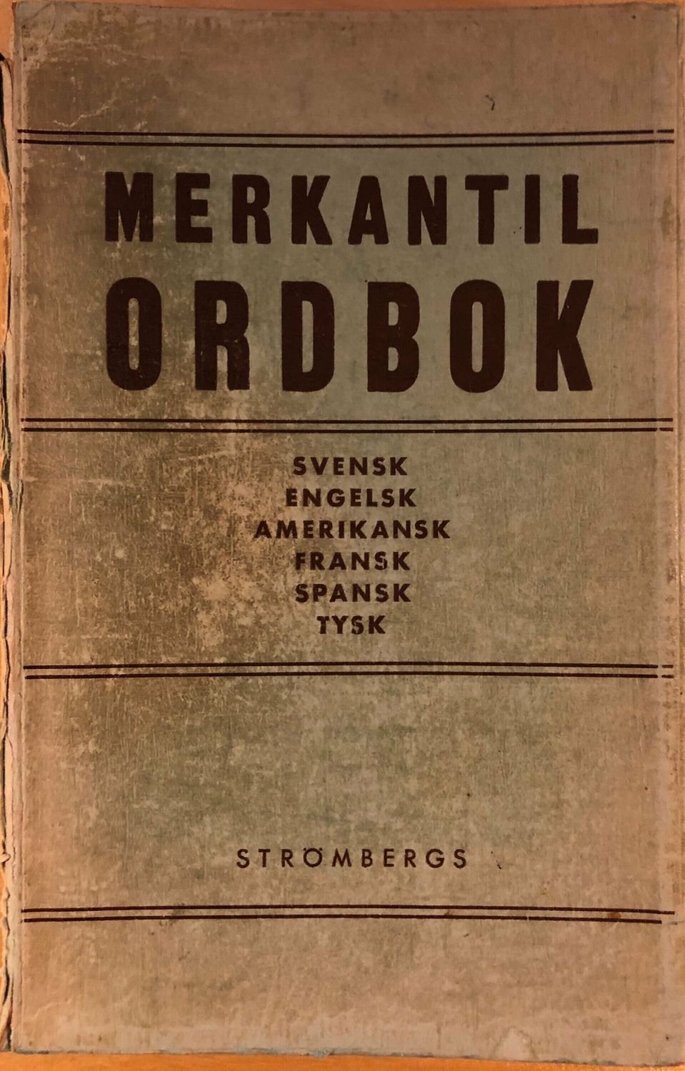 Merkantil ordbok