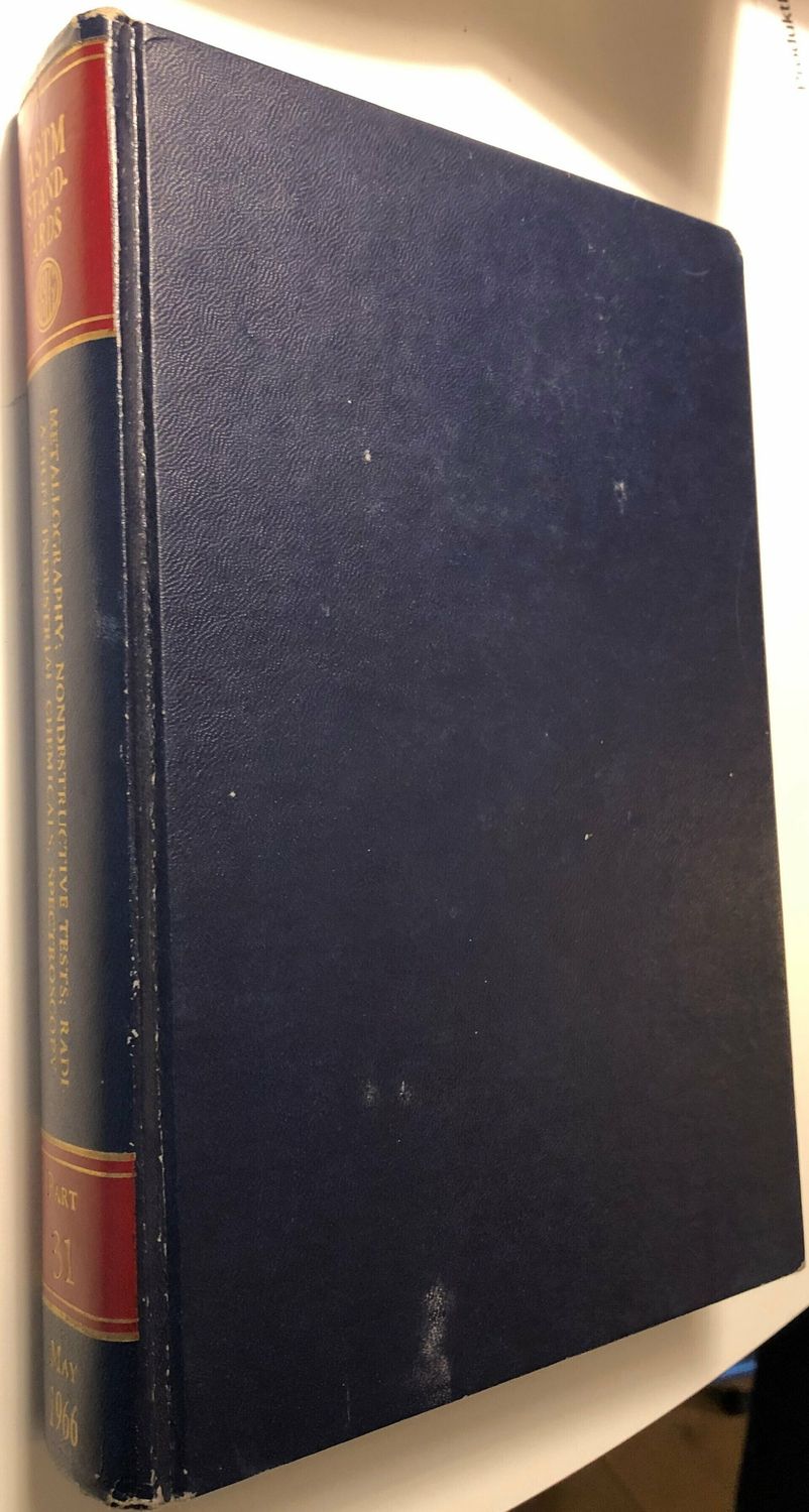 1966 Book of astm standards with related material part 31