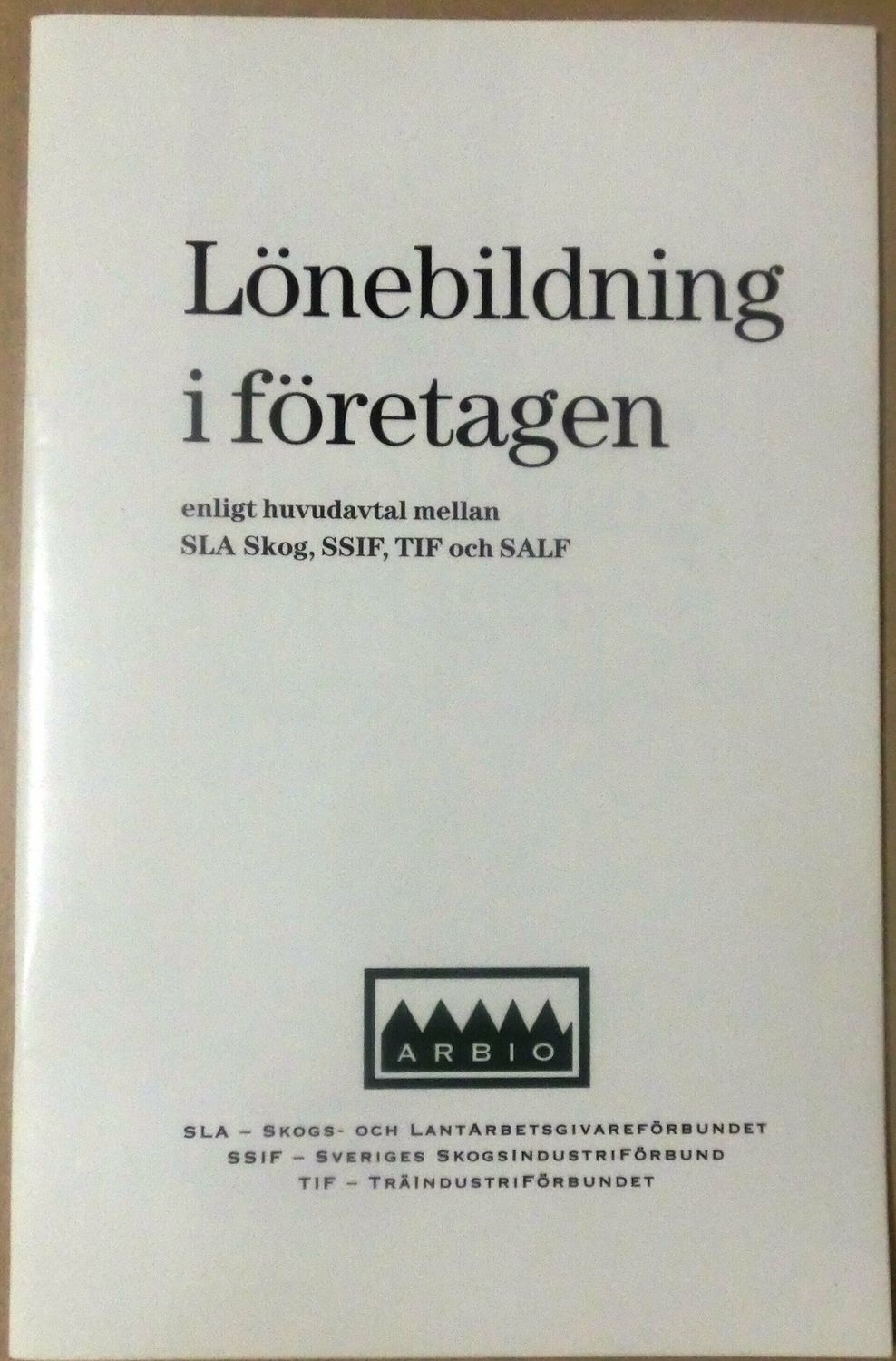 Lönebildningen i företagen
