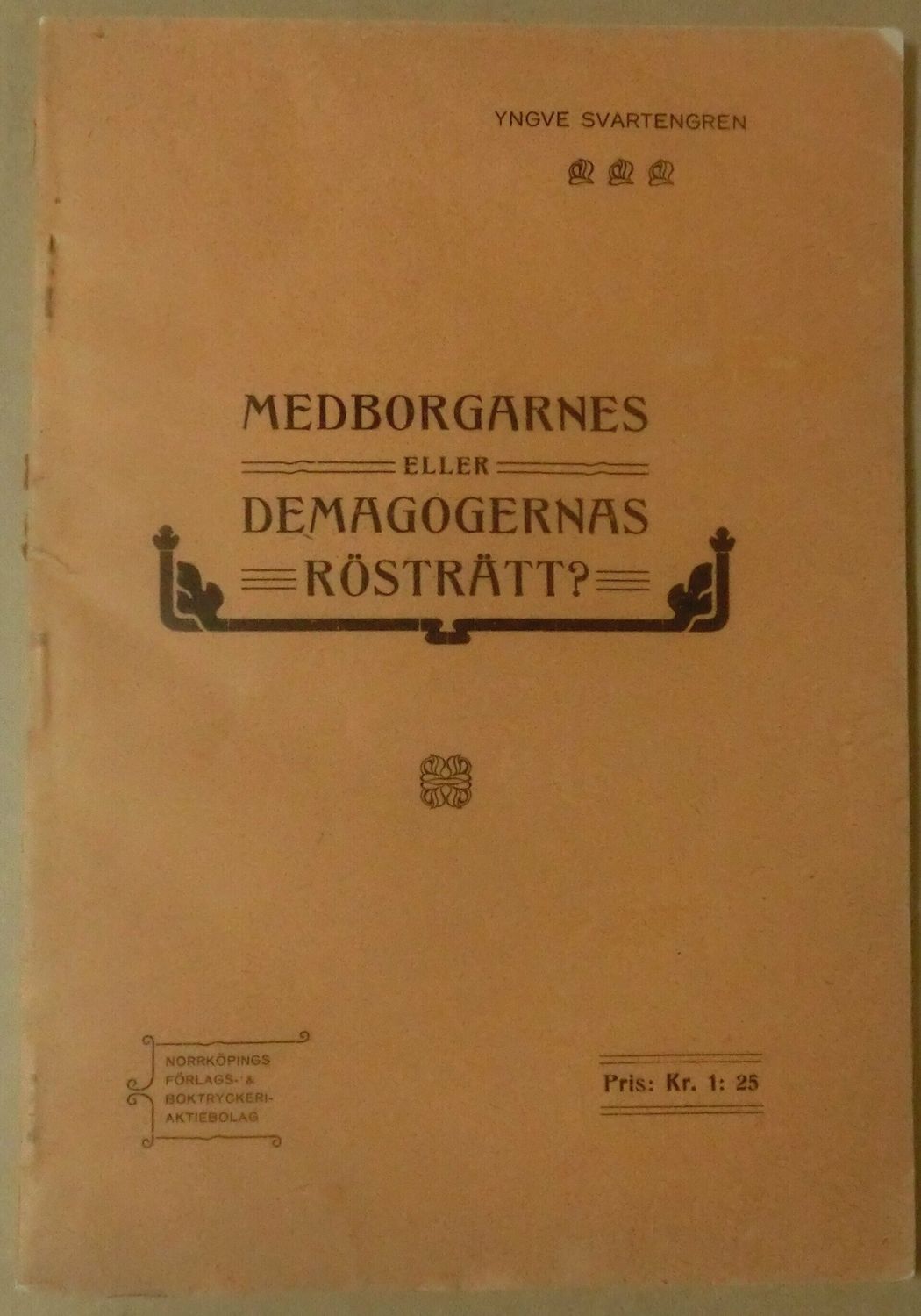 Medborgarnes eller demagogernas rösträtt?