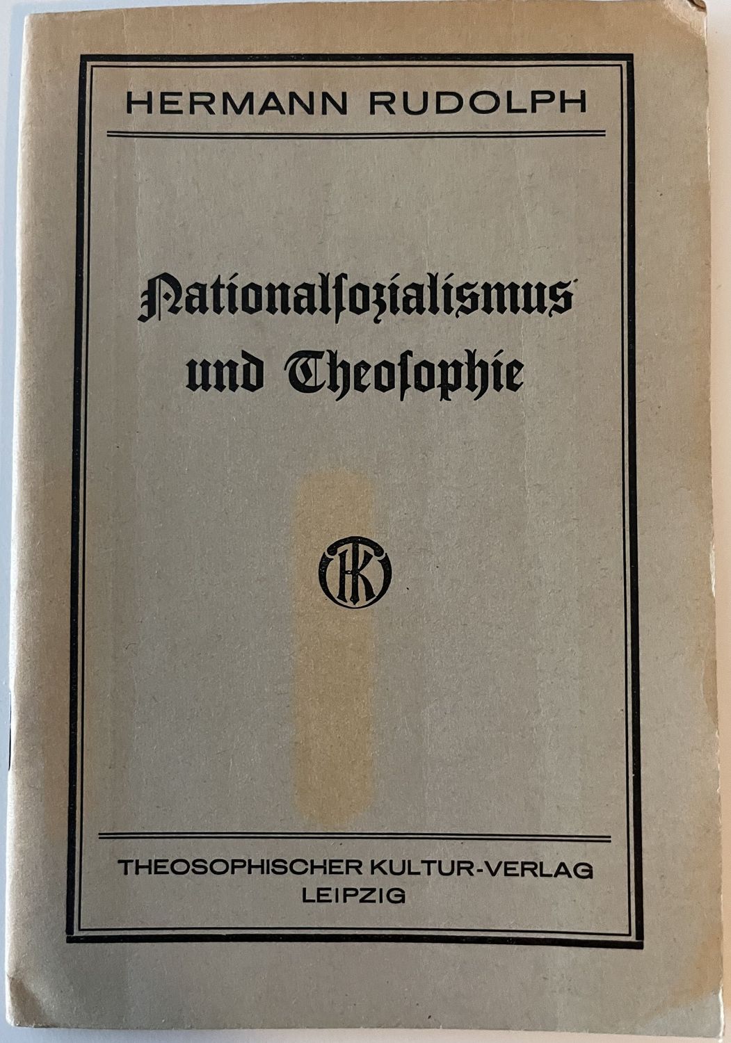 Nationalsozialismus und Theosophie - Hermann Rudolph