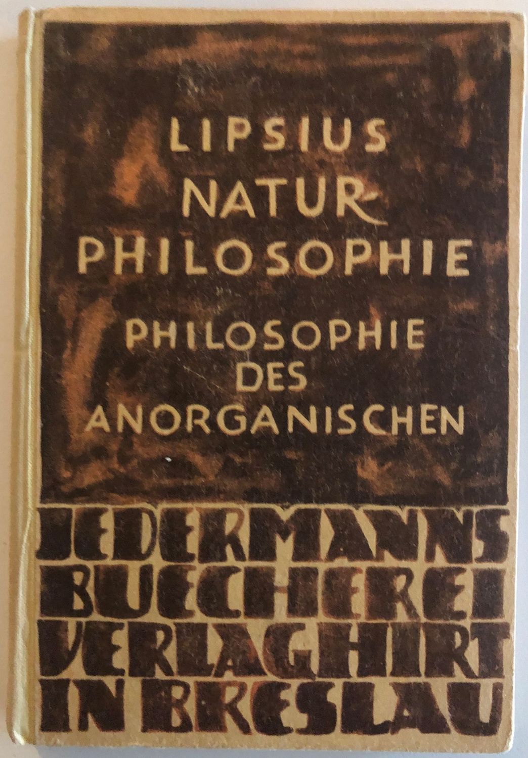 Natur-philosophie, Philosophie des Anorganischen - Friedrich Lipsius