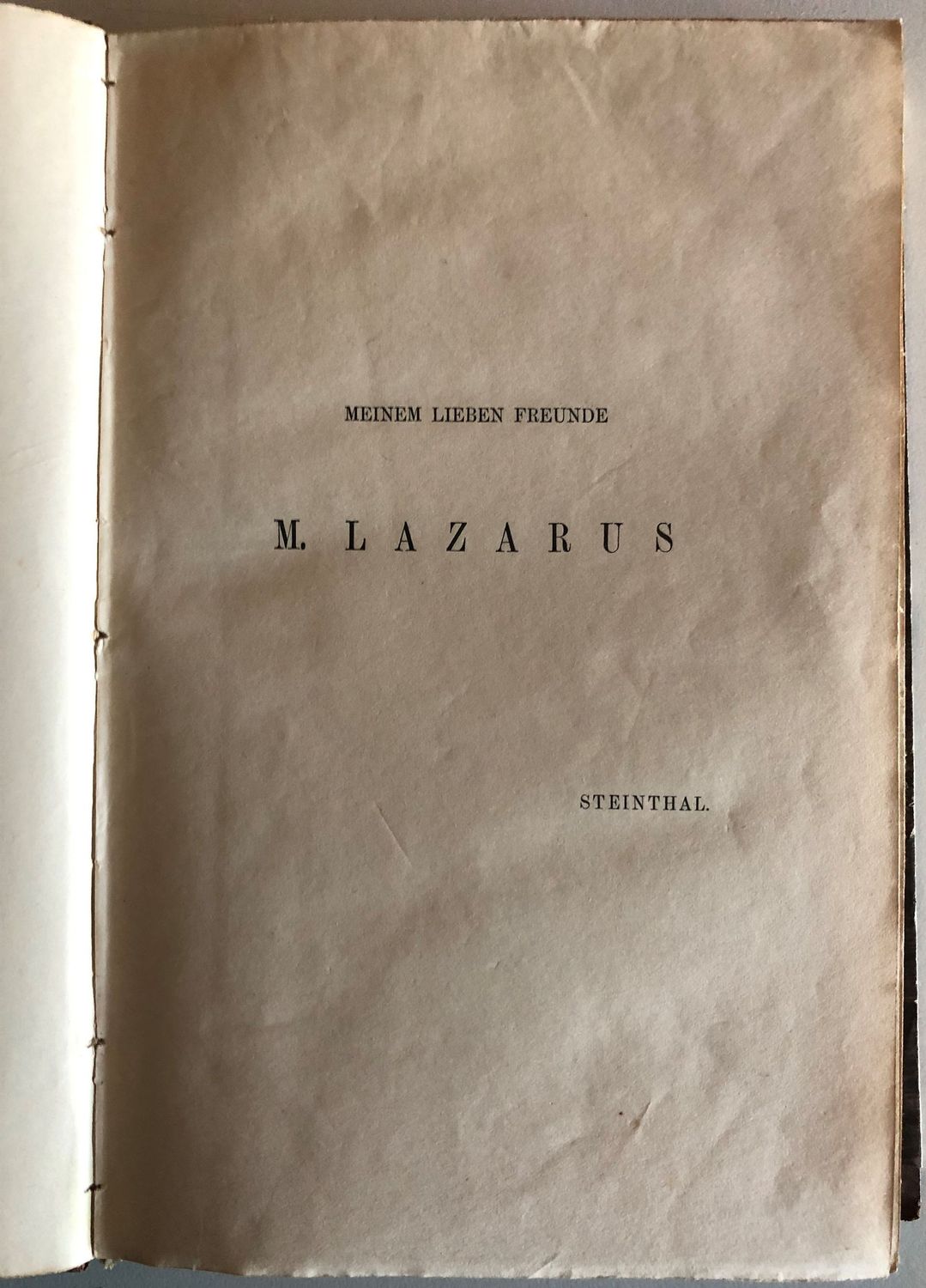 Allgemeine Ethik - Dr H Steinthall