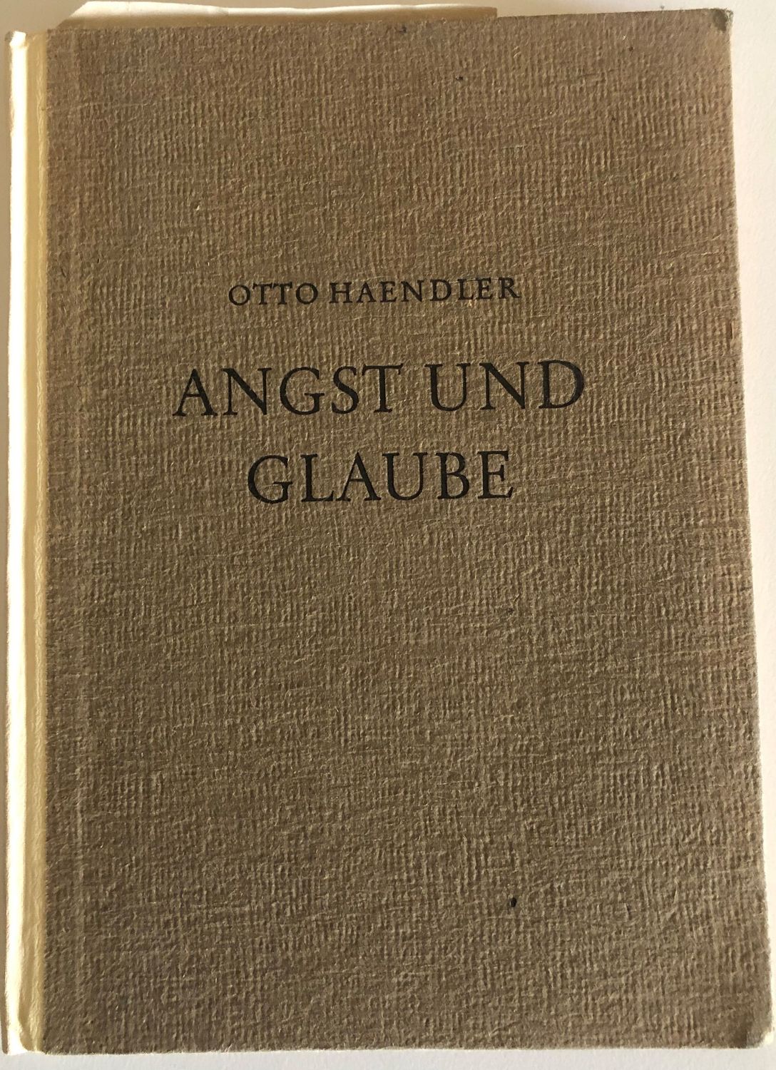 Angst und Glaube