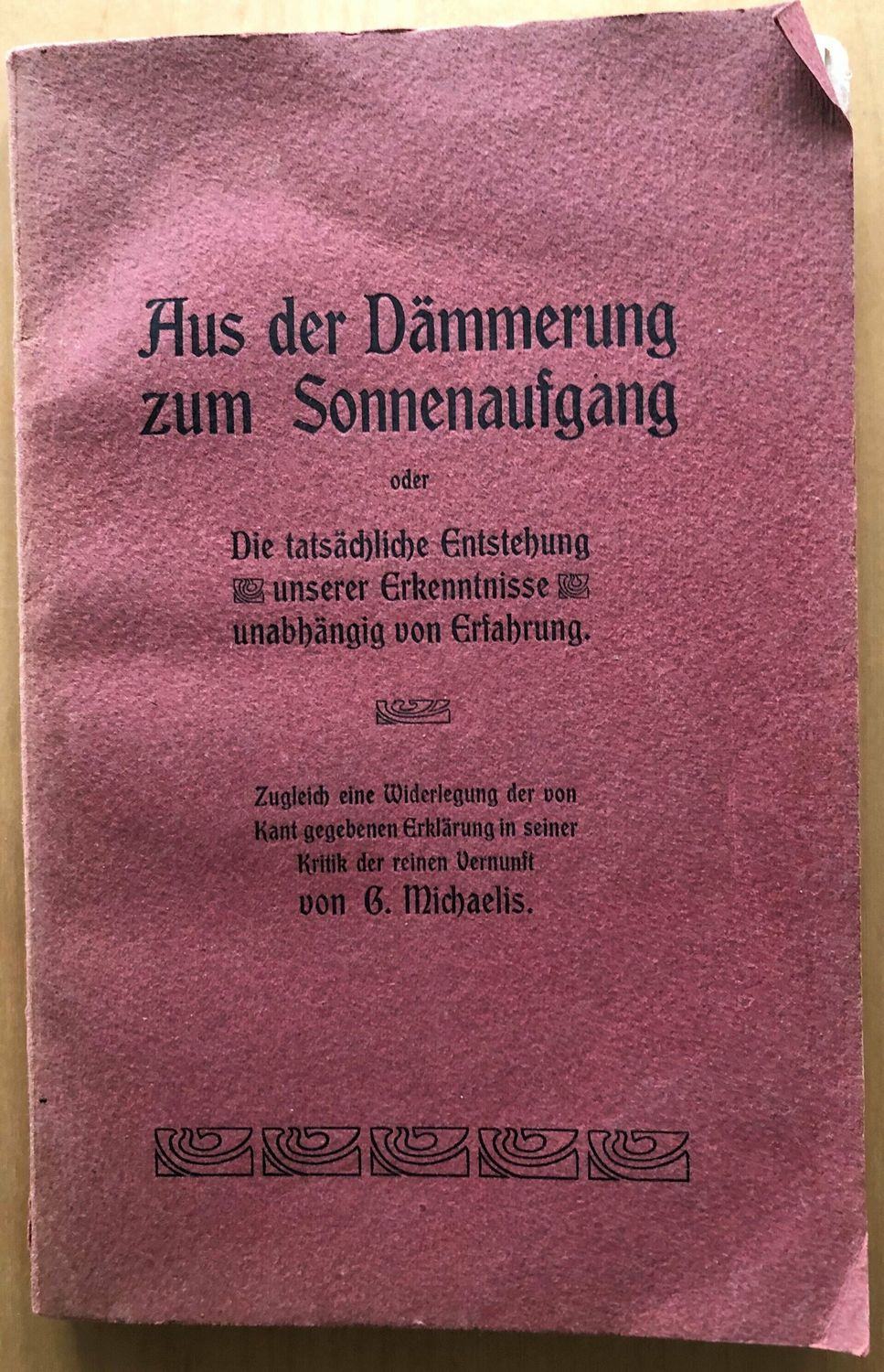 Aus der Dämmerung zum Sonnenaufgang / von G Michaelis