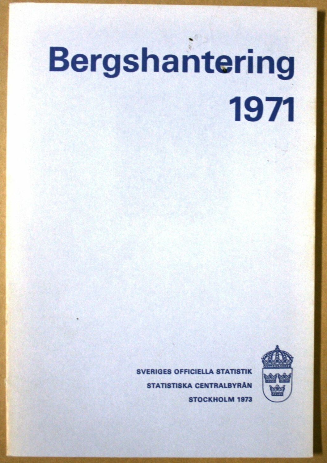 Bergshantering 1971