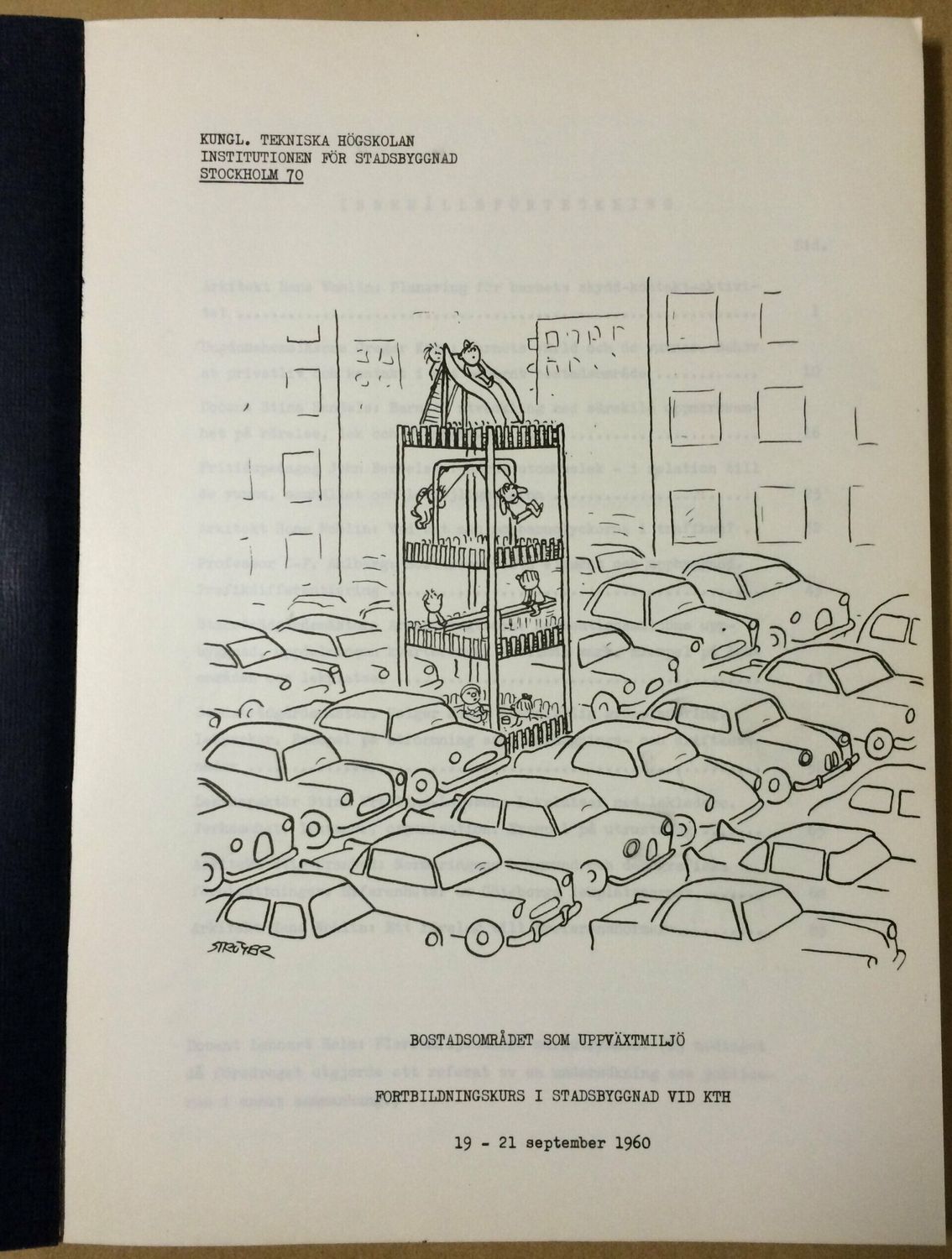 Bostadsområdet som uppväxtmiljö - Stadsbyggnad KTH 1960
