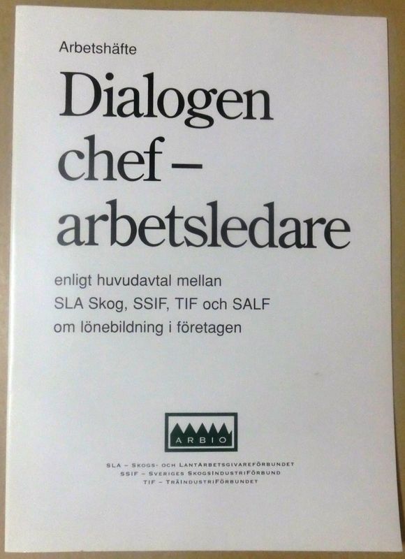 Dialogen chef- arbetsledare