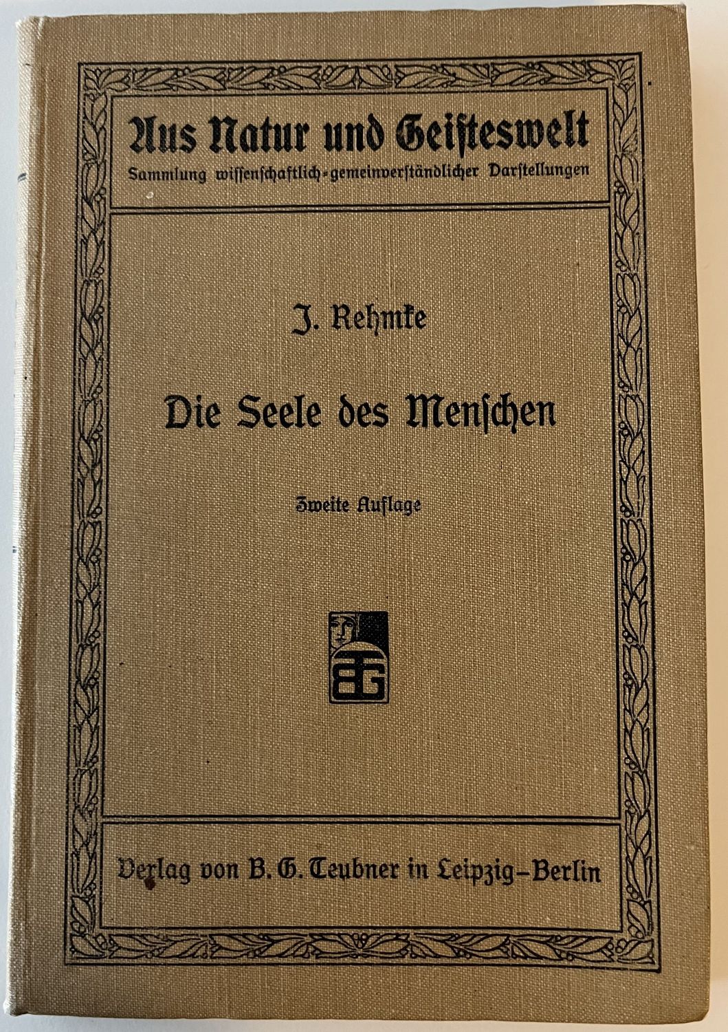 Die Seele des Menschen - J Rehmke