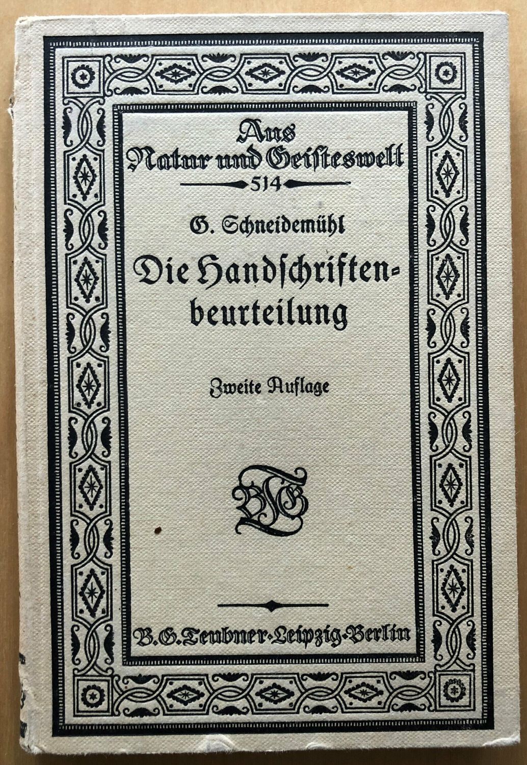 Die handschriftenbeurteilung / Georg Schneidemuhl