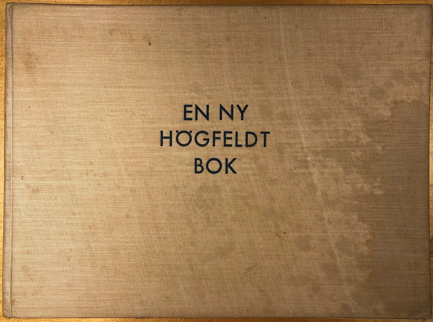 En ny Högfeldtbok