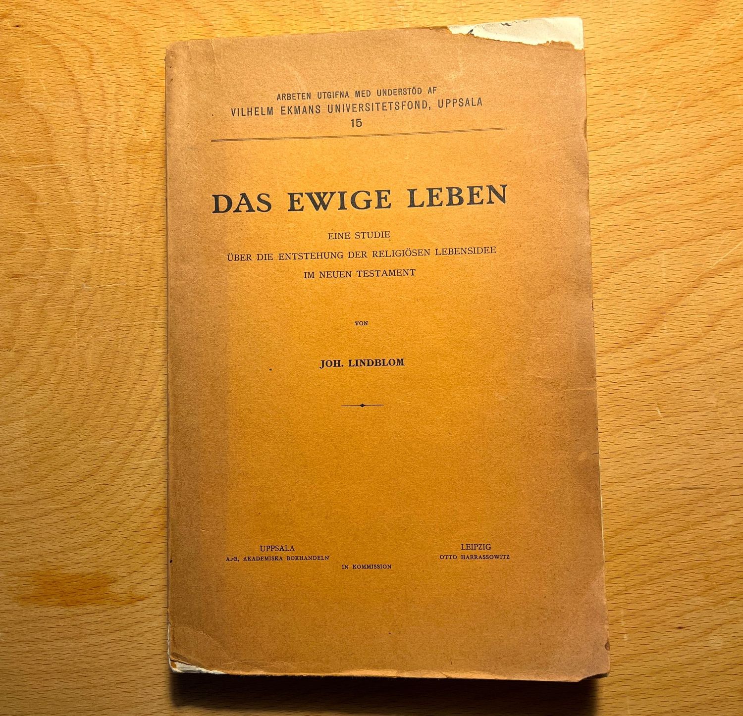 Das Ewige Leben - Joh. Lindblom