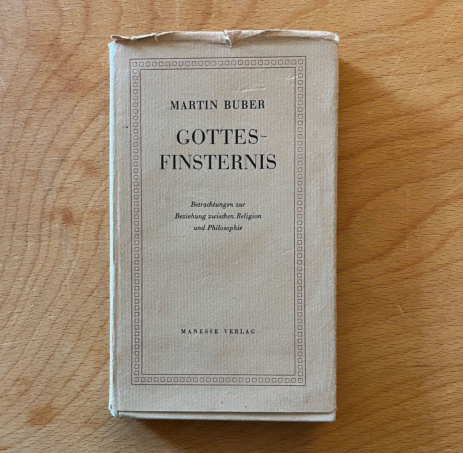 Gottes-finsterniss - Martin Buber