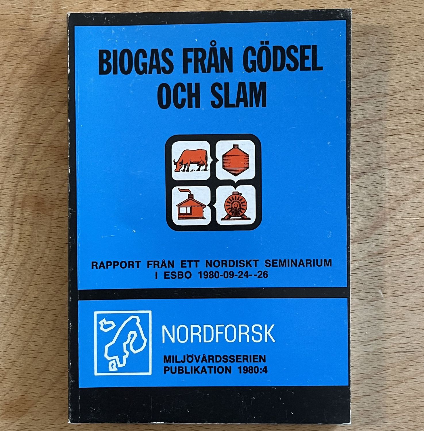 Biogas från gödsel och slam