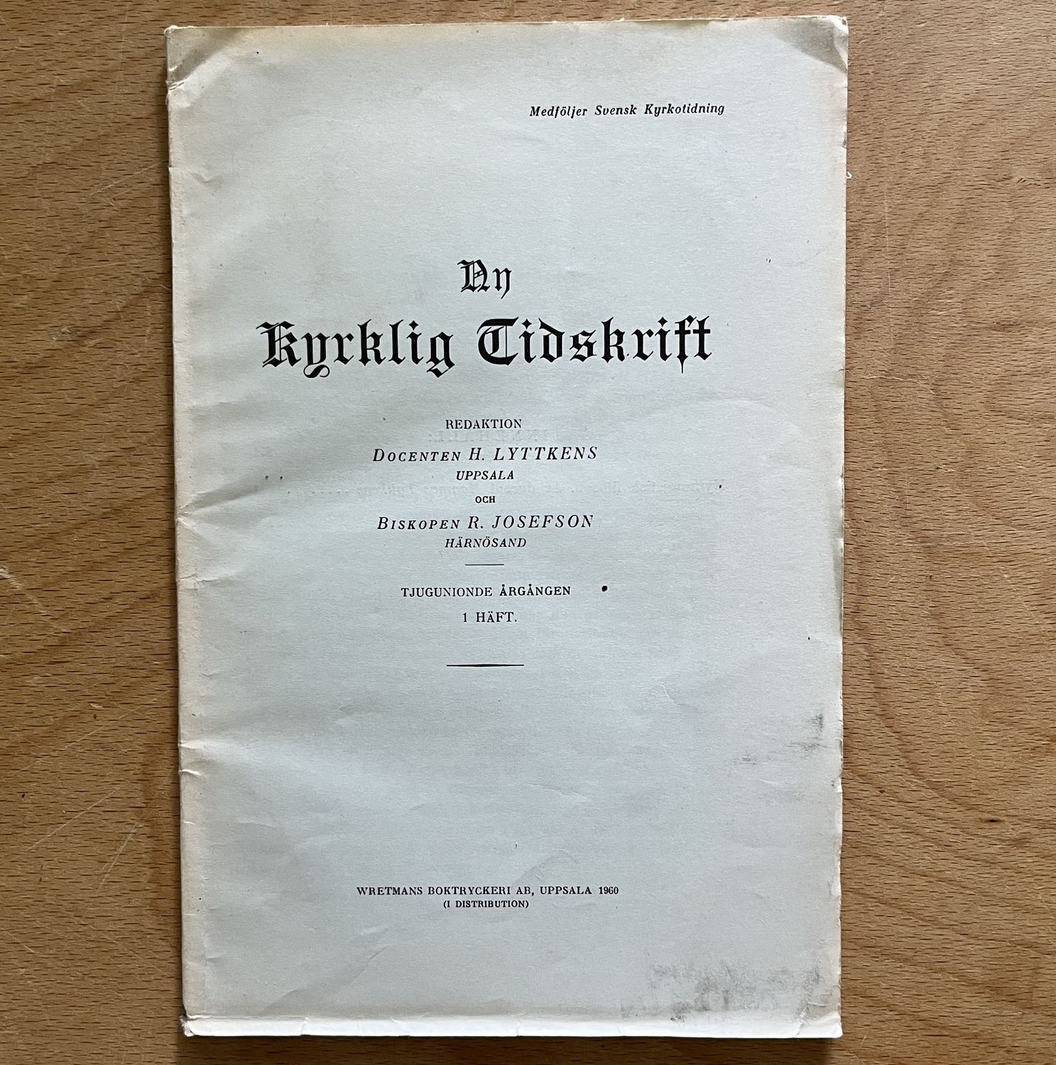 En Kyrklig Tidskrift - Nythomistisk filosofi - Hampus Lyttkens