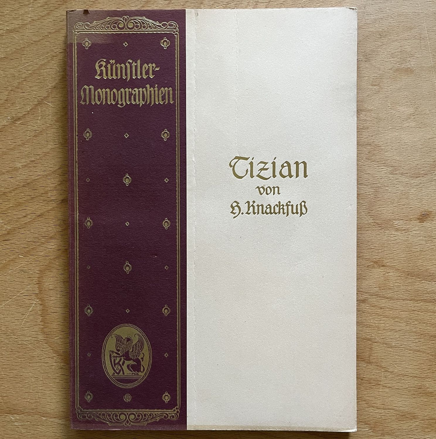 Kunstler-Monographien - Tizian - H Knackfuss Kunstler-Monographien - Tizian - H Knackfuss