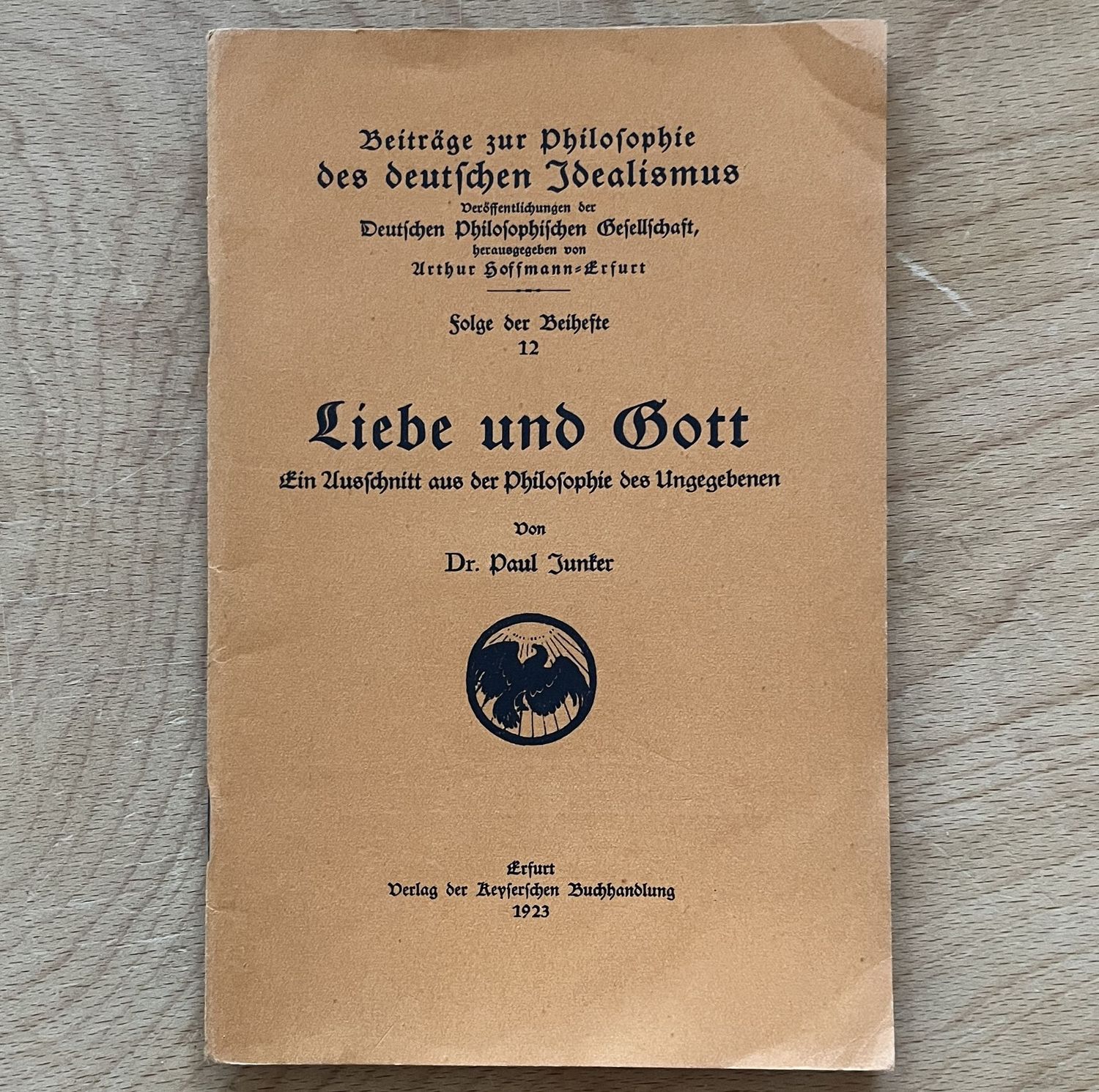 Liebe und Gott - Ein Ausschnitt aus der Philosophie des Ungegebenen