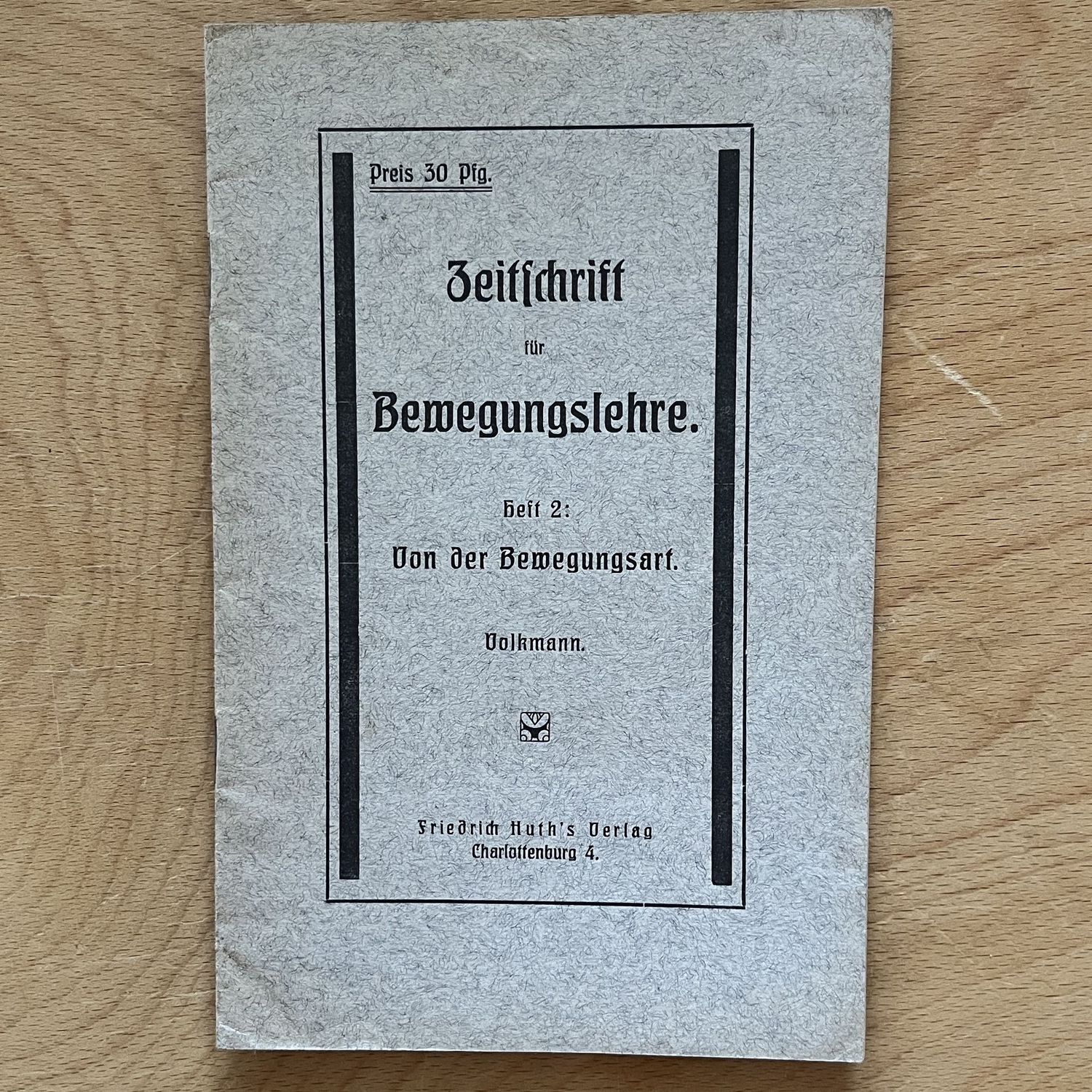 Zeitschrift fur Bewegungslehre Häfte 2-8 11-13