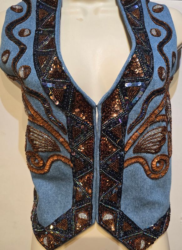 Vintage Sage West vest 1996