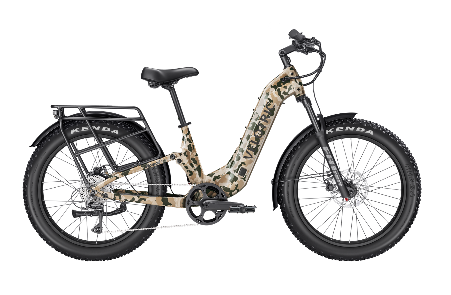 Velotric Nomad 2X Step-Thru, Color: Multi-Terrain Camo