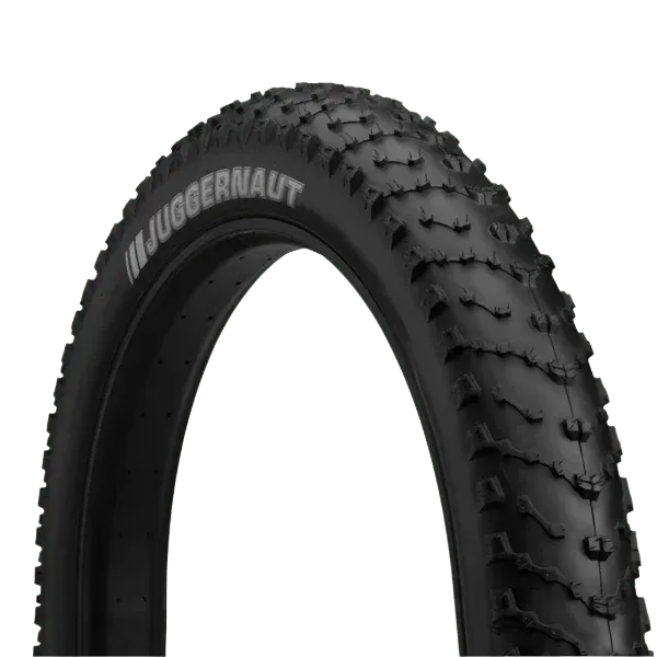 Kenda Juggernaut Tire - 26 x 4. Clincher, Wire, Black, 60tpi
