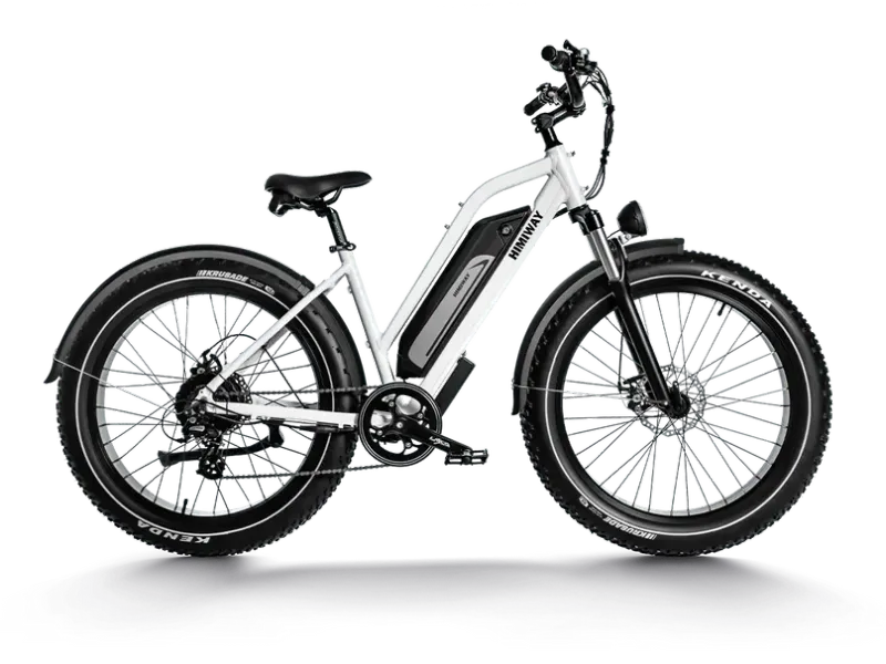 Himiway  D3 Cruiser Step Thru - White