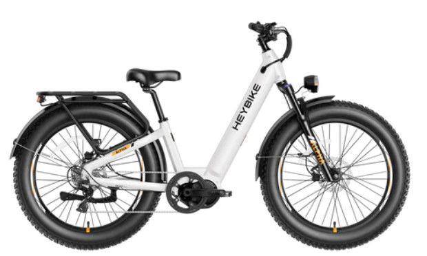 Heybike Alpha Ebike in White