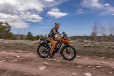 Man riding his Velotric Nomad 2X Ebike