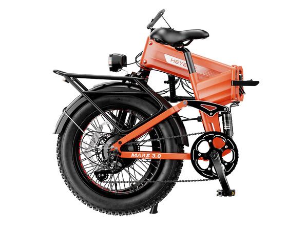 Folded Heybike Mars 2.0 Ebike In Orange
