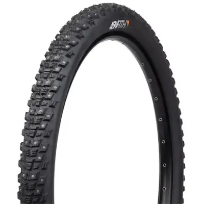 45NRTH Kahva Tire - 27.5 x 2.1, Tubeless, Folding, Black, 60 TPI, 240 Concave Carbide Studs