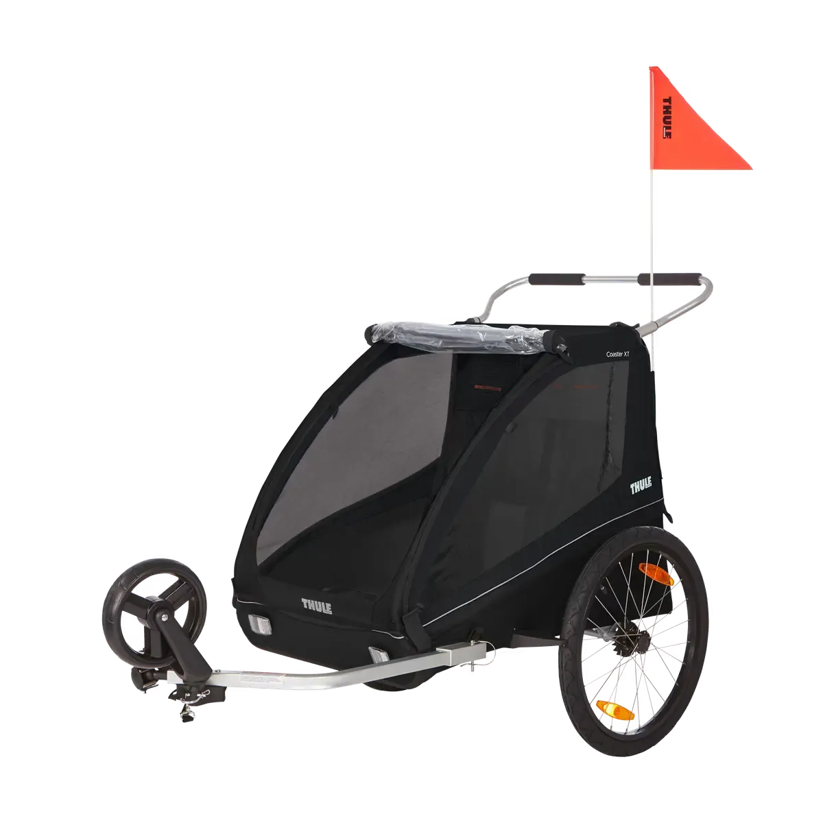 Thule Coaster XT 2-seat bike trailer black