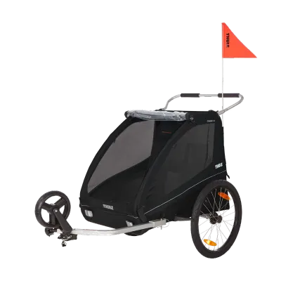 Thule Coaster XT 2-seat bike trailer black