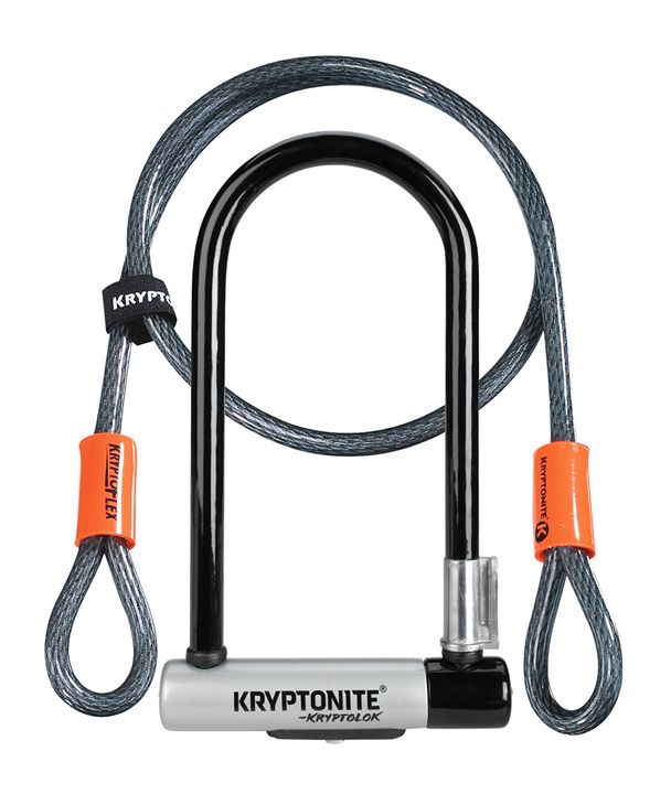 Kryptonite Kryptolock Standard U Lock w/cable + bracket