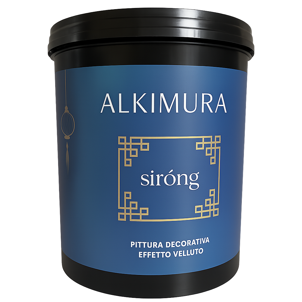 Sīróng - Pittura Decorativa effetto Velluto - Bianco - 1lt